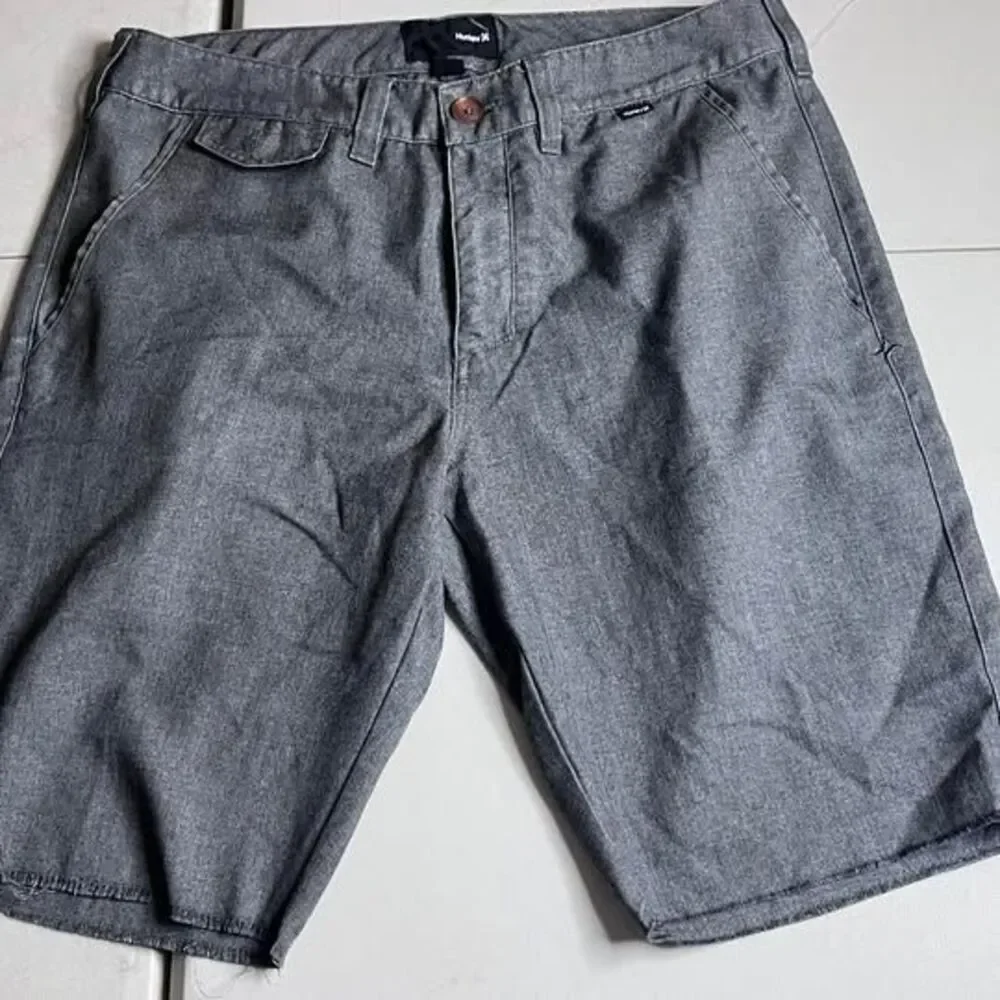Hurley Grey Herringbone Shorts